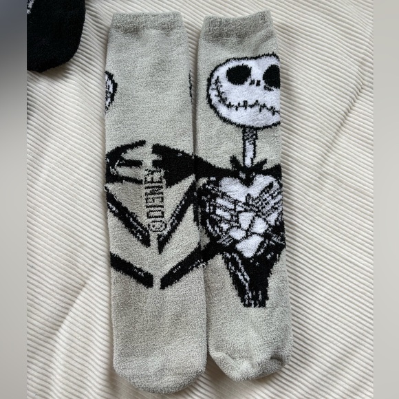 6-Pair Bundle Disney The Nightmare Before Christmas Fuzzy Socks Jack & Zero - Picture 4 of 7